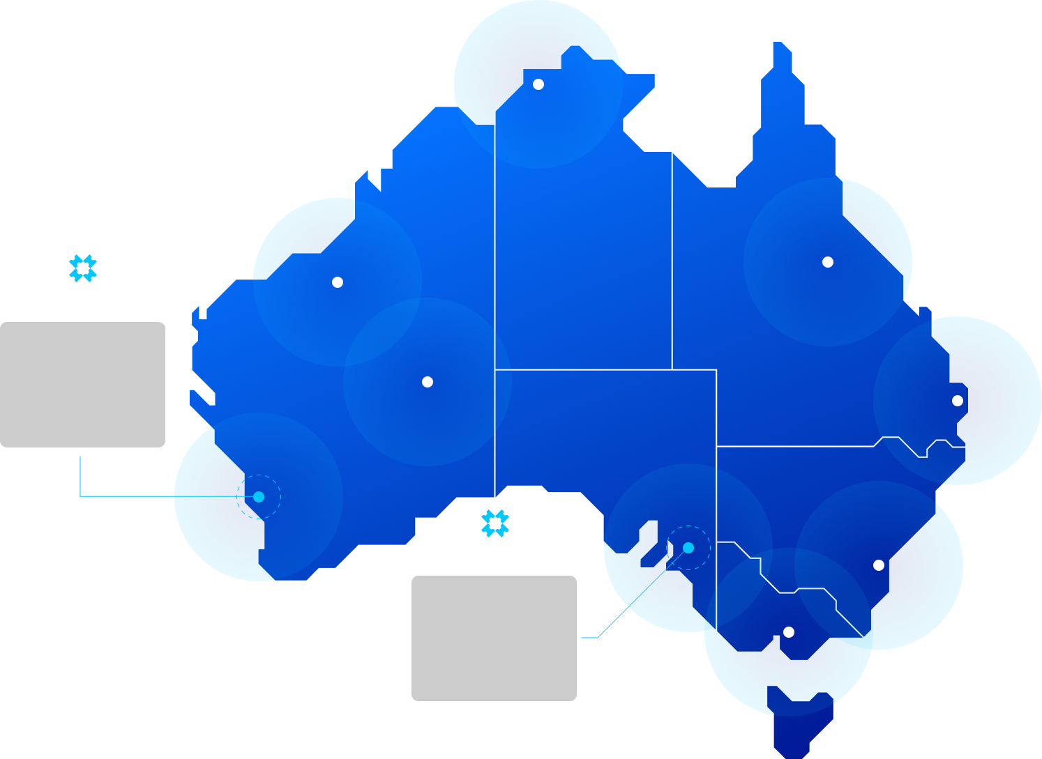 Australia Distribution Map